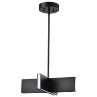 Nuvo Lighting 16" 18 watt 120 volt 3000K Natural White Matte Black LED Pendant