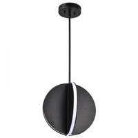 Nuvo Lighting 13" 30 watt 120 volt 3000K Natural White Matte Black LED Pendant Light Fixture