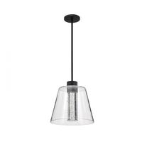 Nuvo Lighting 12 watt 120 volt 3000K Natural White Matte Black LED Pendant