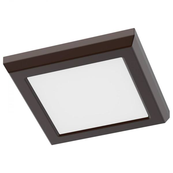 8 watt 120 volt CCT Selectable Bronze LED Flush Mount Light Fixture