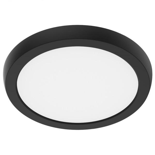 7" 10 watt 120 volt CCT Selectable Black LED Flush Mount Light Fixture
