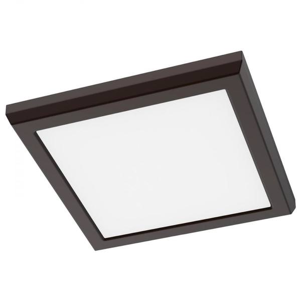 7" 10 watt 120 volt CCT Selectable Bronze LED Flush Mount Light Fixture