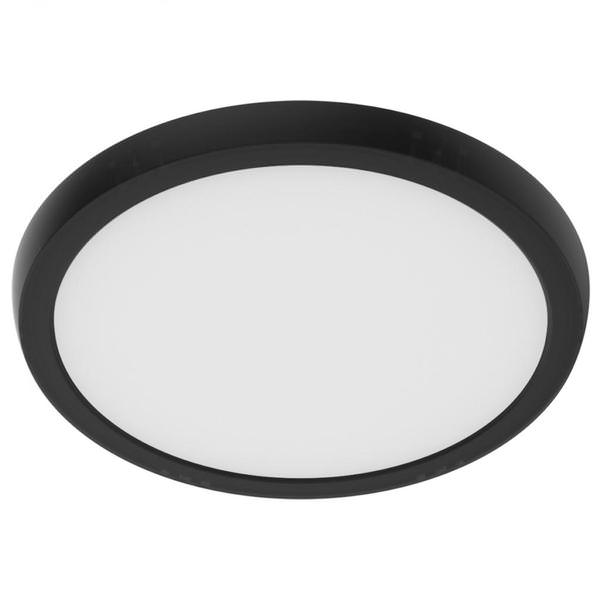 9" 11 watt 120 volt CCT Selectable Black LED Flush Mount Light Fixture