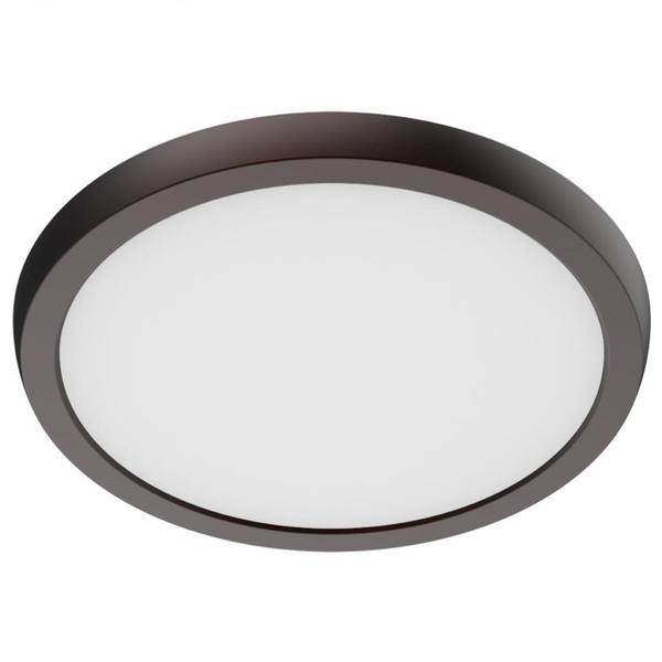 9" 11 watt 120 volt CCT Selectable Bronze LED Flush Mount Light Fixture