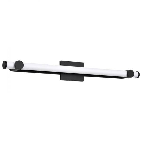 36" 39 watt 120 volt 3000K Natural White Matte Black Vanity Light Fixture