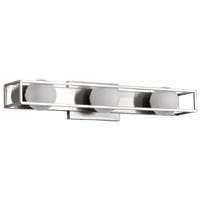 Nuvo Lighting 24" 15 watt 120 volt 3000K Natural White 3000K Natural White Brushed Nickel LED Vanity Light Fixture
