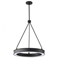 Nuvo Lighting 20" 21 watt 120 volt 3000K Natural White Textured Black LED Vanity Light Fixture
