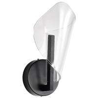 Nuvo Lighting 13" 8 watt 120 volt 3000K Natural White Matte Black LED Wall Sconce Light Fixture