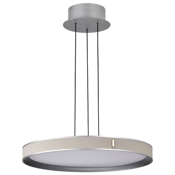 20" 40 watt 120/277 volt 3000K Natural White Gray LED Pendant Light Fixture