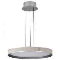 View 20" 40 watt 120/277 volt 3000K Natural White Gray LED Pendant Light Fixture