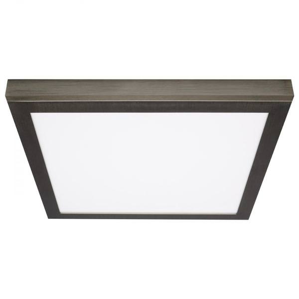 12" 19.5 watt 120/277 volt CCT Selectable Brushed Nickel LED Surface Mount Fixture