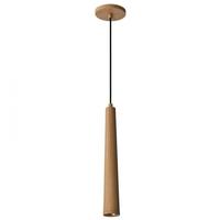 View 16" 12 watt 120 volt Ash Wood Melrose LED Pendant Light Fixture