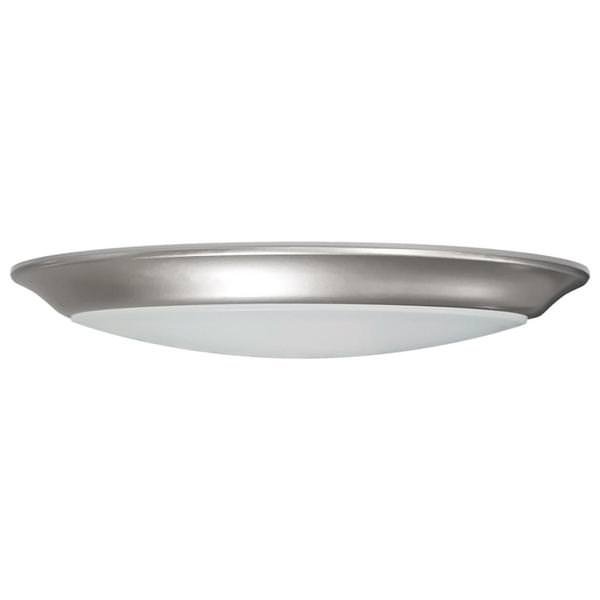 10" 17 watt 120 volt CCT Selectable Brushed Nickel Indoor LED Disk Light Fixture