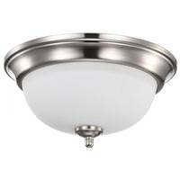 Nuvo Lighting 13" 19 watt 120 volt 3000K Natural White Brushed Nickel LED Flush Mount Light Fixture