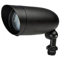 Nuvo Lighting 6 watt 120 volt 3000K Natural White Matte Black Outdoor LED Landscape Flood Light 