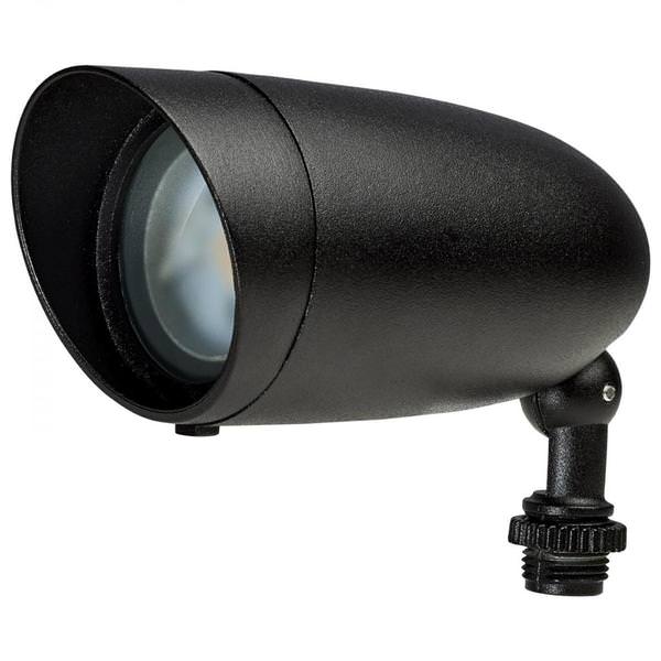 9 watt 120 volt 3000K Natural White Matte Black - LED Landscape Flood Light
