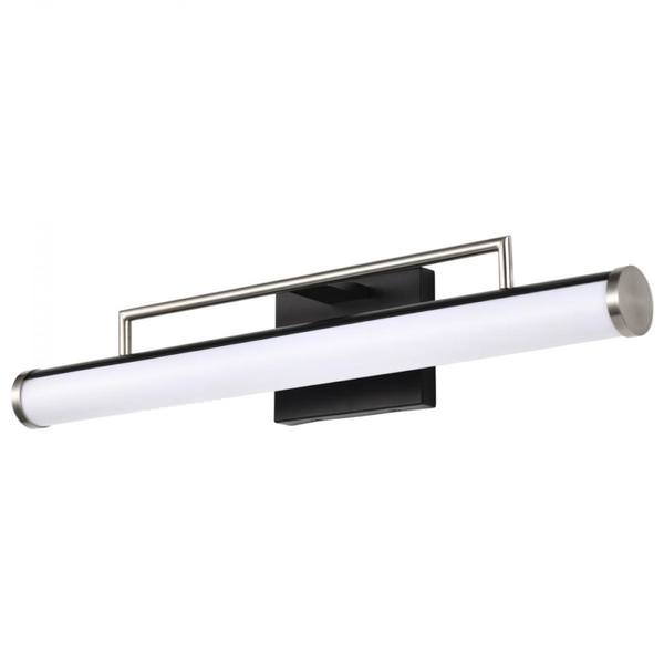 24" 26 watt 120 volt 3000K Natural White Black / Brushed Nickel Solano Indoor LED Vanity Light Fixture