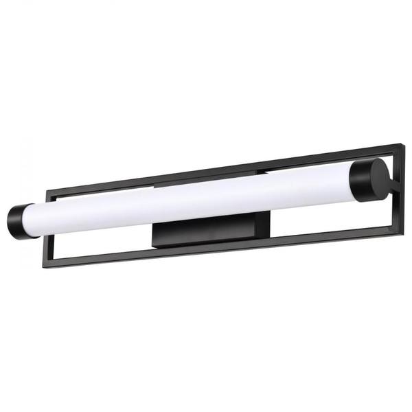 24" 26 watt 120 volt 3000K Natural White Matte Black Canal Indoor LED Vanity Light Fixture