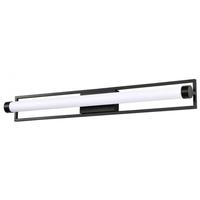 View 36" 39 watt 120 volt 3000K Natural White Matte Black Canal Indoor LED Vanity Light Fixture