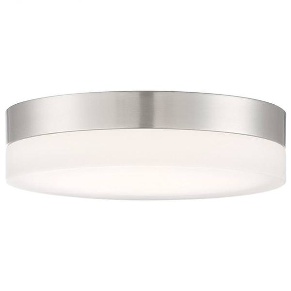 11" 25 watt Brushed Nickel CCT Selectable Indoor LED Flush Mount Fixture