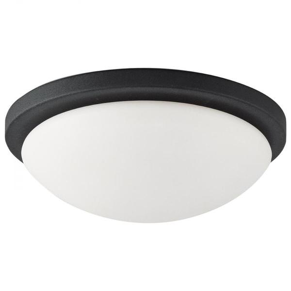 11" 18 watt 120 volt CCT Selectable Matte Black LED Flush Mount Fixture
