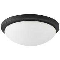 View 11" 18 watt 120 volt CCT Selectable Matte Black LED Flush Mount Fixture