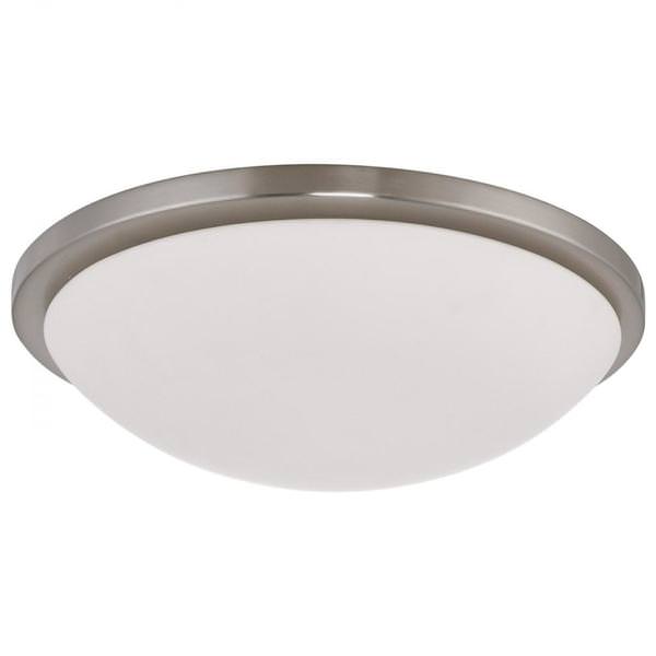 17" 25 watt 120 volt CCT Selectable Brushed Nickel LED Flush Mount Light Fixture