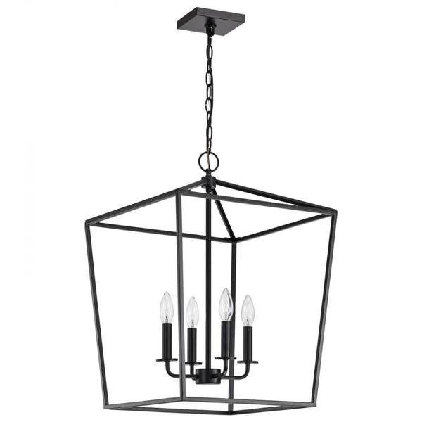4 Light Dark Bronze Emma Indoor Pendant Light Fixture