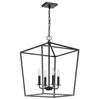 Nuvo Lighting 4 Light Dark Bronze Emma Indoor Pendant Light Fixture