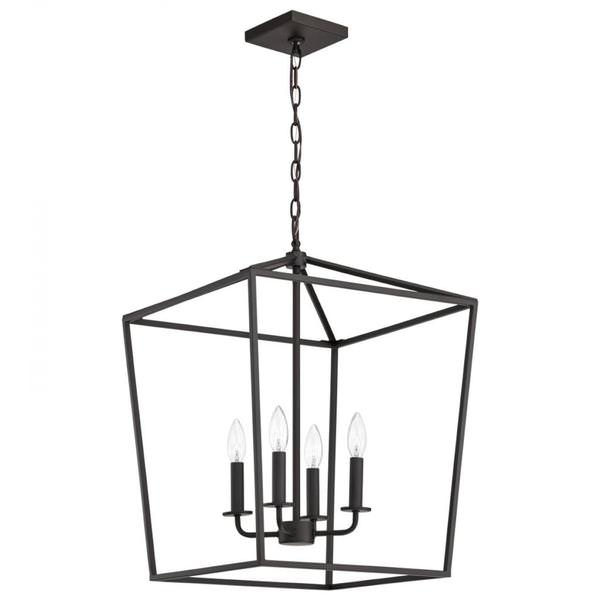 4 Light Dark Bronze Emma Indoor Pendant Light Fixture