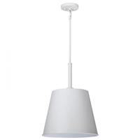 View 1 Light Matte White Alexis Indoor Pendant Light Fixture