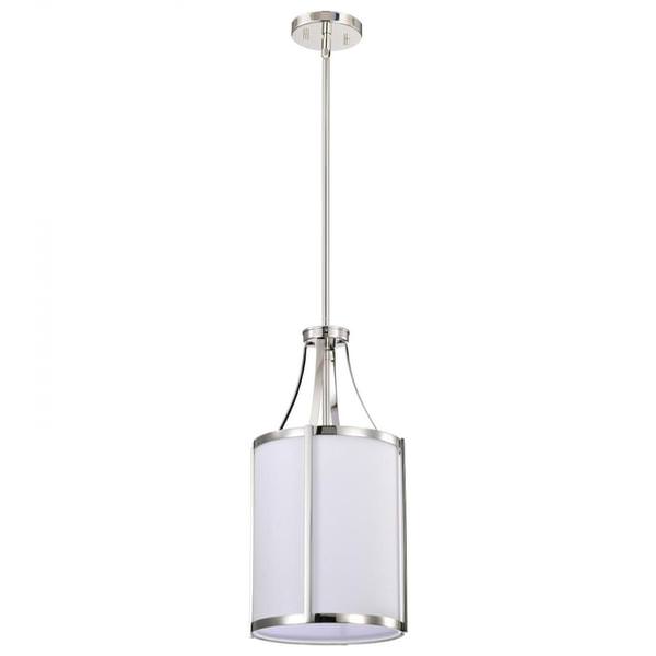 1 Light Polished Nickel Easton Indoor Pendant Light Fixture