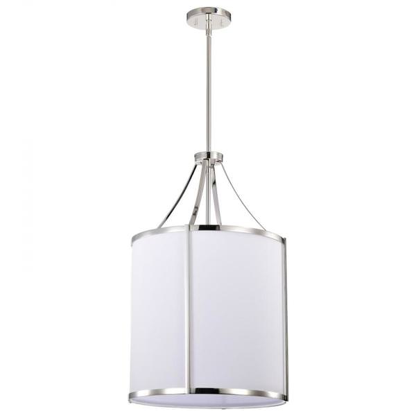 3 Light Polished Nickel Easton Indoor Pendant Light Fixture