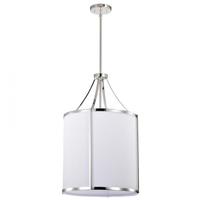View 3 Light Polished Nickel Easton Indoor Pendant Light Fixture