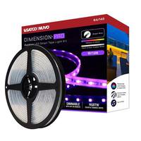 Nuvo Lighting 16' 20 watt 24 volt 2700K Warm White RGB LED Tape Light Kit with Remote Control 