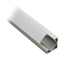 Nuvo Lighting 16' Silver Angled Tape Channel