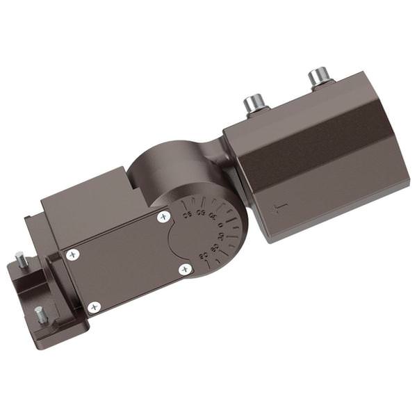 Bronze Extended Area Light Slipfitter Mount with Sensor Knockouts 