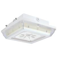 Nuvo Lighting Selectable watt 120/277 volt CCT Selectable LED Canopy Light Fixture