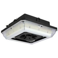 Nuvo Lighting Selectable watt 120/277 volt CCT Selectable Bronze LED Canopy Light Fixture