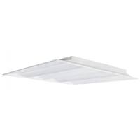 Nuvo Lighting 2' x 2' Selectable watt 120/277 volt CCT Selectable Double Basket LED Troffer Light Fixture