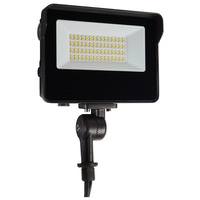 Nuvo Lighting Selectable watt 120/347 volt CCT Selectable Bronze Outdoor LED Flood Light 