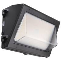 Nuvo Lighting Selectable watt 120/277 volt CCT Selectable Indoor/Outdoor Photocell LED Wall Pack