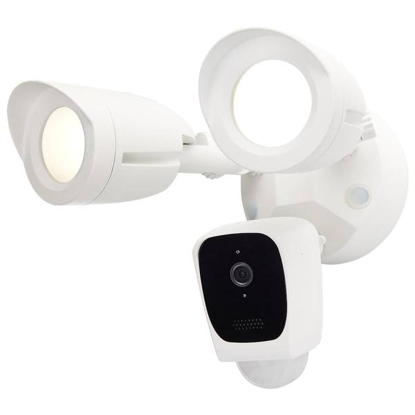 20 watt 120/277 volt 3000K Natural White Motion Detection Outdoor LED Security Light with Camera