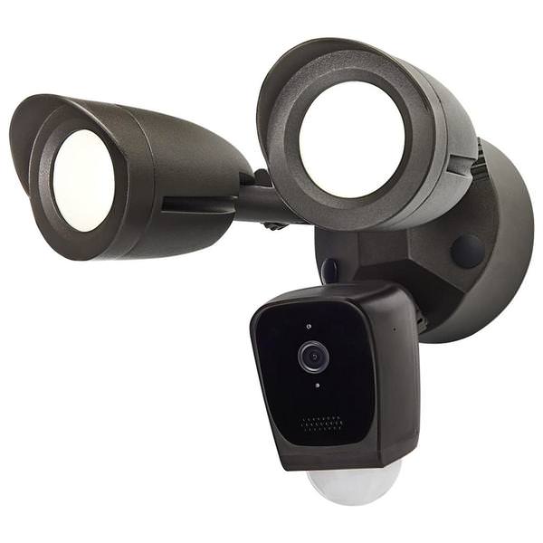 20 watt 120/277 volt 3000K Natural White Motion Detection Outdoor LED Security Light with Camera