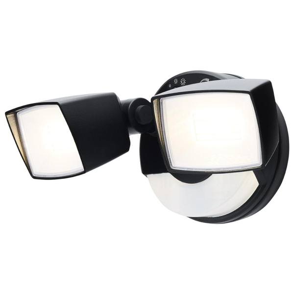 17/25 watt 120 volt CCT Selectable Black LED Security Flood Light