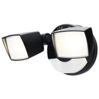 Nuvo Lighting 17/25 watt 120 volt CCT Selectable Black LED Security Flood Light