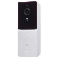 Nuvo Lighting Starfish 5 volt Black / White Smart Outdoor Doorbell Security Camera