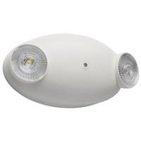 Nuvo Lighting 1 watt 120/277 volt Dual Head White Indoor LED Emergency Light