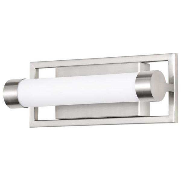 12" 13 watt 120 volt 3000K Natural White Brushed Nickel Canal LED Vanity Light Fixture