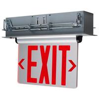 Nuvo Lighting 3.1 watt 120/277 volt Clear Panel / Red Letters Edge Lit LED Exit Sign